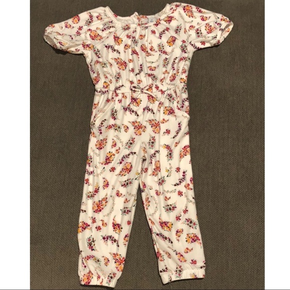 Old Navy Other - Old Navy floral jumper, size 3T